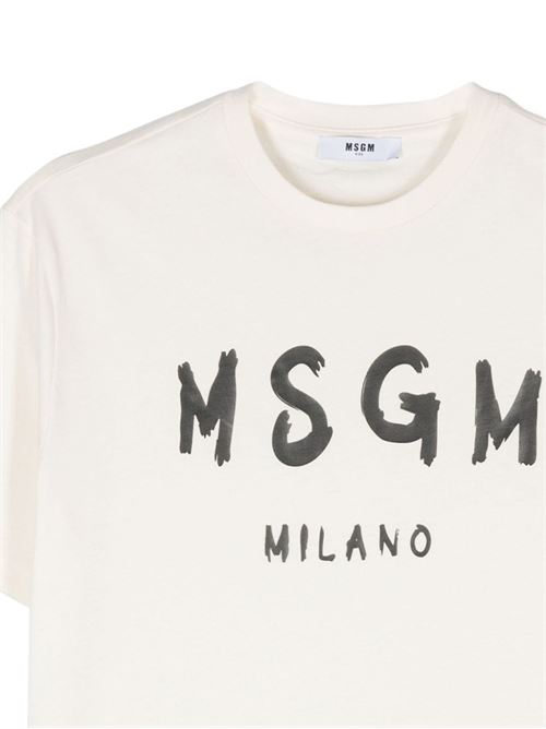 T-shirt bambino maniche corte MSGM KIDS | F4MSJUTH290013